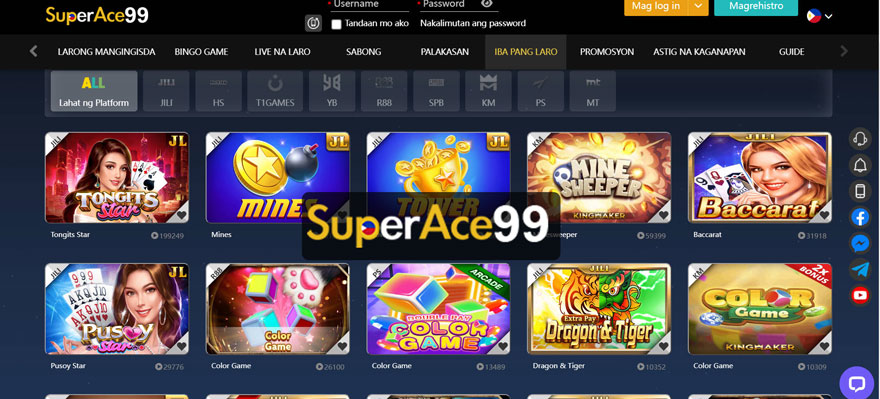 Live Dealer Games at Superace88